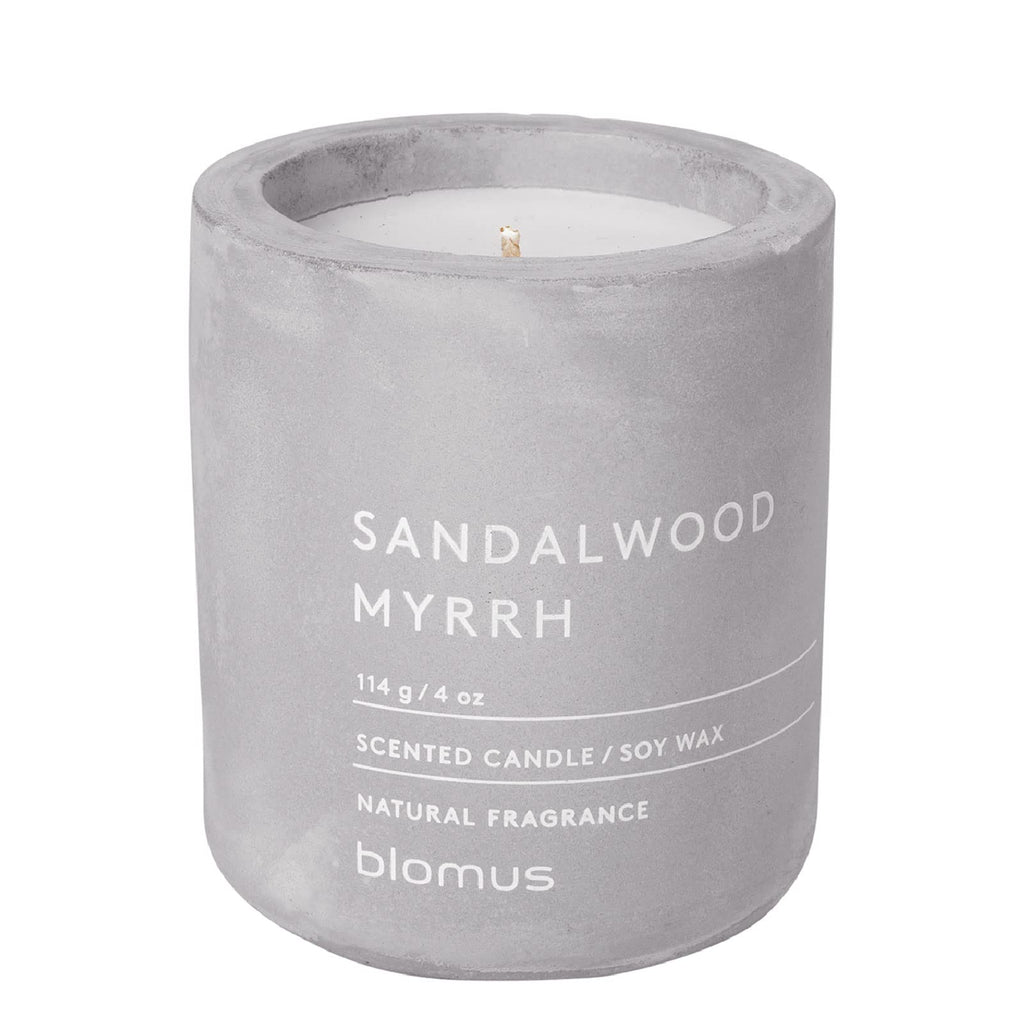 Fraga Scented Candle Micro Chip S Soy Wax Candle in Concrete Look