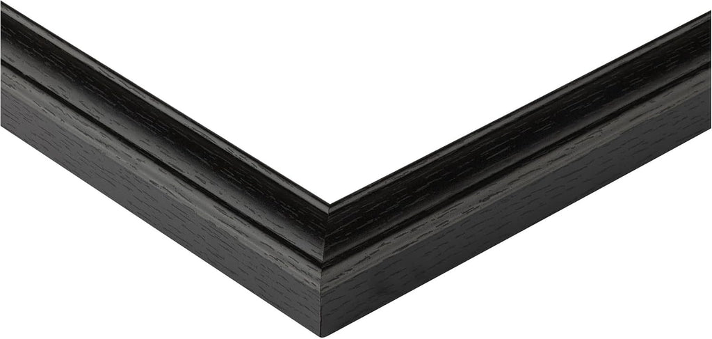 24x36 Inch Black Picture Frame, This 1.2500 Inch Custom Poster Frame is Galleria Noir - Comes with Acrylic and