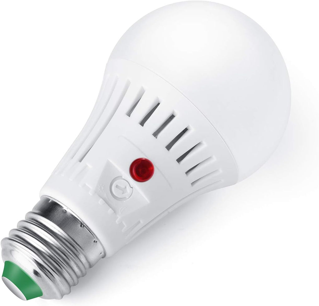 Dusk to Dawn Light Bulbs, Outdoor Sensor LED Bulb with Adjustable Photocell Light Sensor, A19 Automatic Lighting, E26