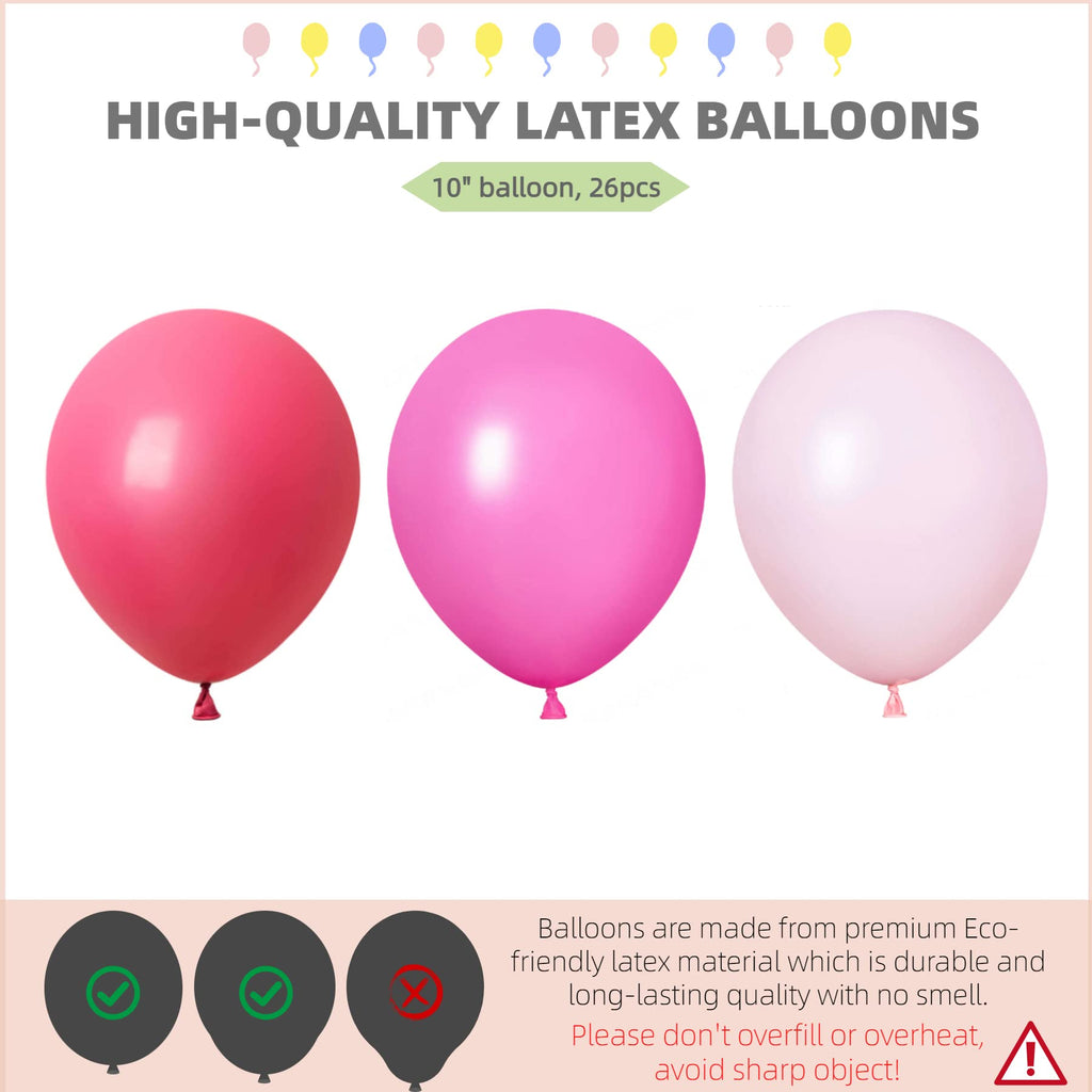 Balloon Column Kit Set of 2 With Balloons Included - Balloon Tower with Stand, Base, and Pole, Backdrop Decoration for