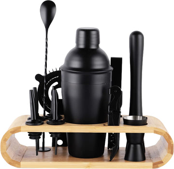 Cocktail Shaker Set Stainless Steel Bartending Kit 18.6oz Cocktail Bar Set Cocktail Mix Drink Making Kit - Set of 12
