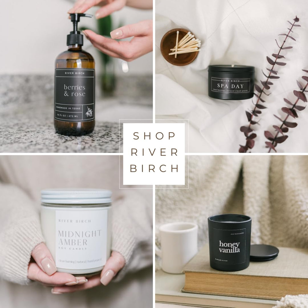 Birch Vanilla Peppermint Scented Linen and Room Spray | Home Fragrance | 4 oz Glass Amber Bottle | Luxury Signature