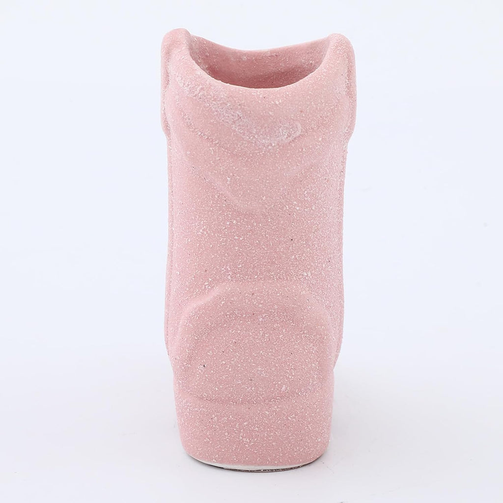 Ceramic Match Holder, Cute Boot Match Holder with Striker, Decorative Match Box, Small Match Jar Holder, Functional