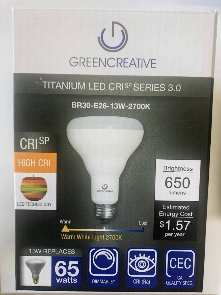 12 Pieces 40642 13BR30G3DIM/927 13 W Dimmable LED BR30 2700K 120V