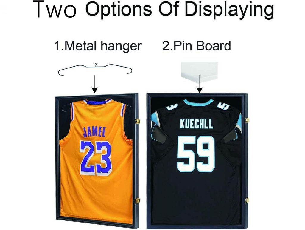 Jersey Frame Display Case Shadow Box Black