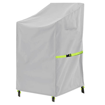 Stackable Patio Chair Cover - 600D High Back Outdoor Chair Cover Waterproof & Heavy Duty, 1 Pack Lawn Furniture