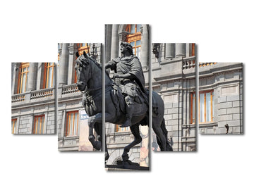Mexico Wall Art National Museum of Art Canvas Painting Statue of Charles IV Large Wall Art Contemporary Home Decor 5