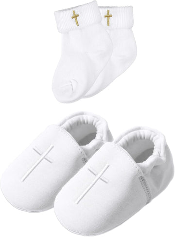 Baptism Shoes for Baby Boy Infant Soft Sole Christening Sneaker