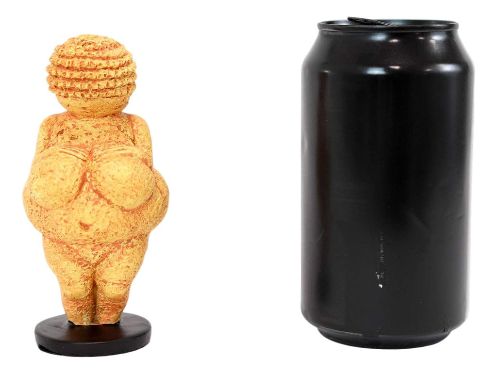 Venus of Willendorf Reproduction of Paleolithic Stone Age Period Artifact Statue Museum Decor Mini Sculpture 4.75"