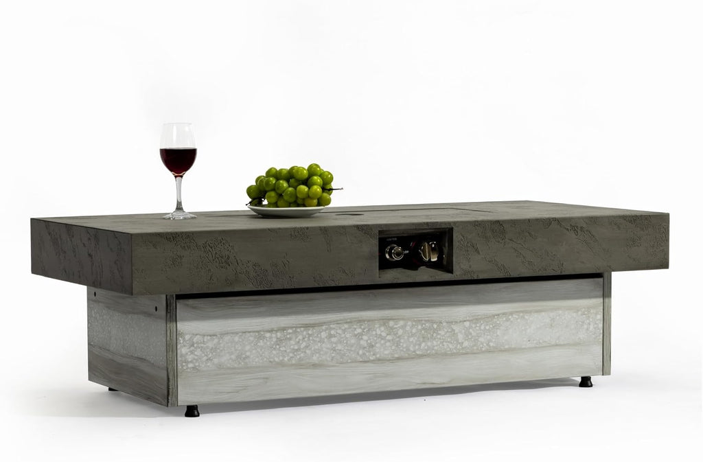 Outdoor Fire Pit Table Propane Gas Fire pits Outdoor Fireplaces 48'' Rectangular Firepit Table, 50,000 BTU Fire Table