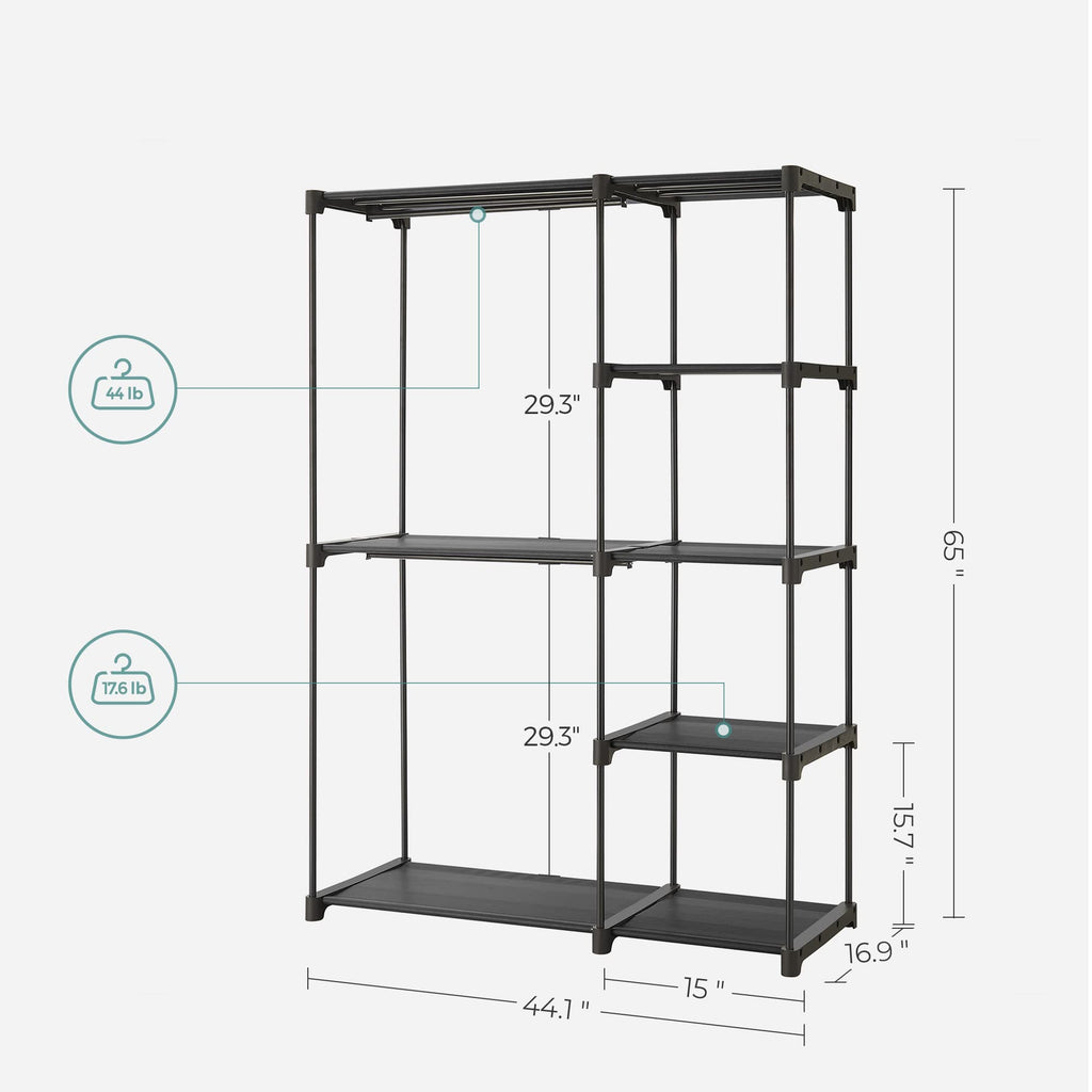 Portable Closet, Freestanding Closet Organizer, Clothes Rack