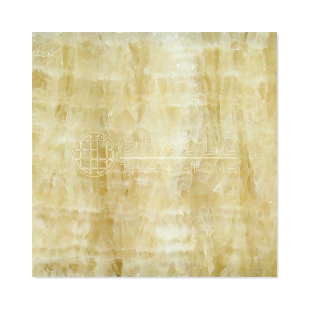 Honey Onyx 12 X 12 Polished Premium Field Tile - Box of 5 sq. ft.