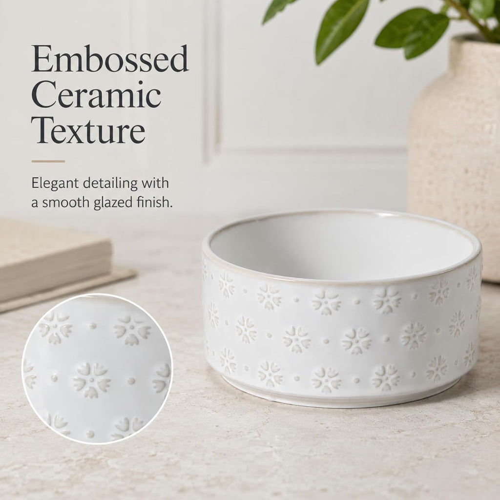 Elevated Dog Bowls, Raised Ceramic Dog Bowl for Small & Medium Dogs