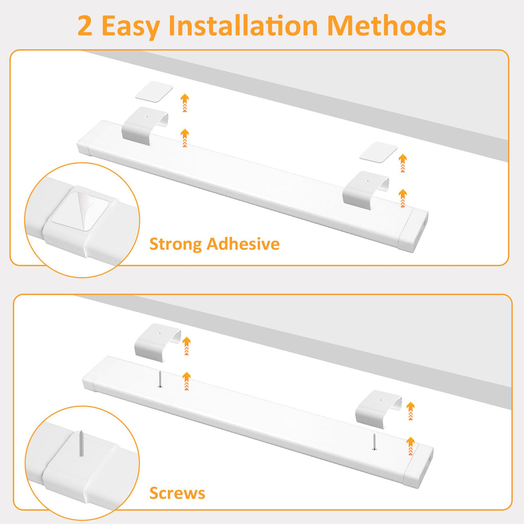 Plug in Under Cabinet LED Light Bar, Ultra-Bright, Wired, 14 Inch