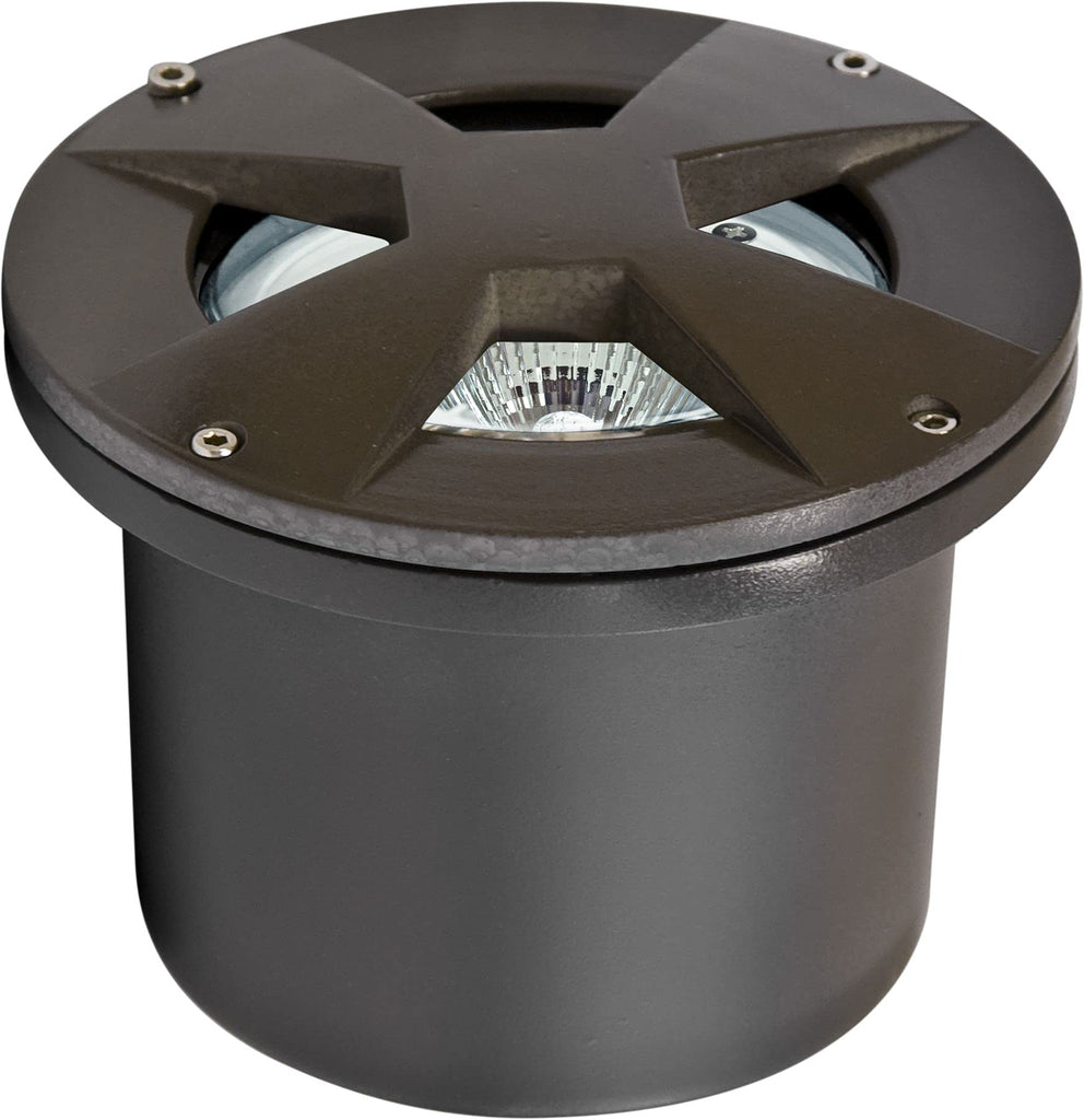 Well Light with Driveover Cover with Sleeve, 35W 12, Bronze Finish