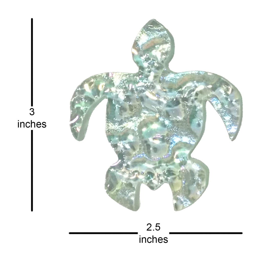 Glass Swimming Pool Step Marker Mosaic (3"x2.5", Aquamarine) (3 Pack)