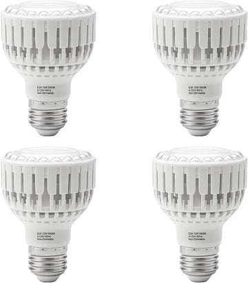 LED Grow Bulb,12W (80Watts Equiv) 5000K White Full Spectrum Plant Light for Indoor Plant Growing,Super Bright & High