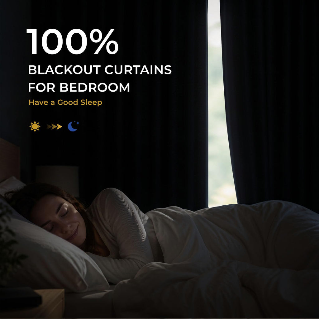 Extra Wide Linen Blackout Curtains 102x84 Burlywood Birch