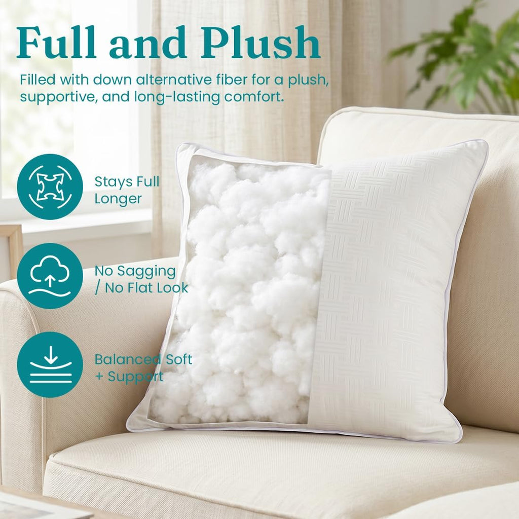 12x20 Inch Lumbar Pillow Inserts, Decorative Pillows - Set of 2