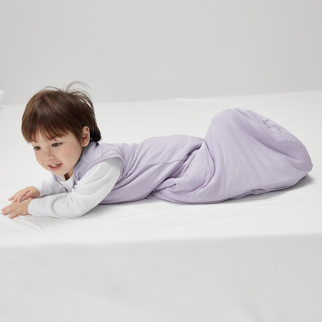 2 Pack Buttery Soft Rayon Made from Bamboo Baby Sleep Sack 1.0 TOG, Premium Baby Sleeping Bag Way Zipper