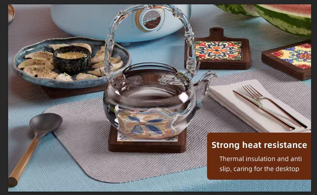 Wooden Trivets for Hot Dishes,Pot Holders,Trivets for Hot Pots and Pans
