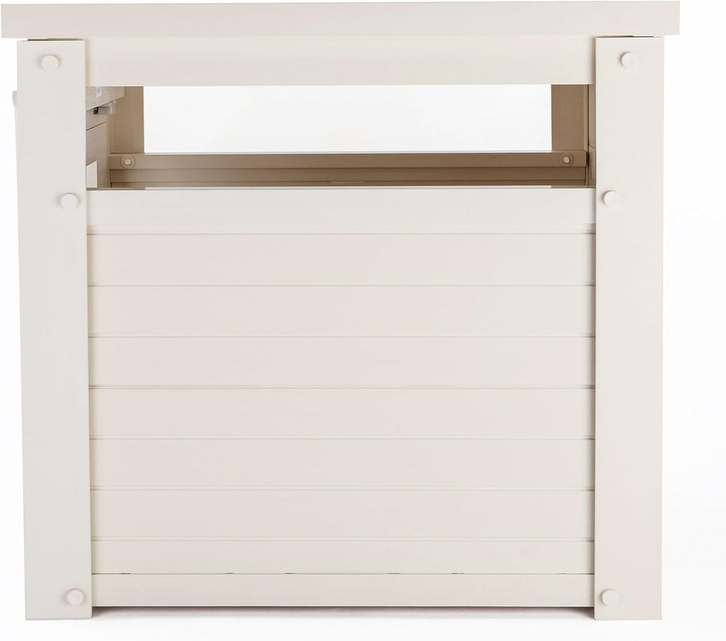 Litter Box Enclosure, Standard, Antique White