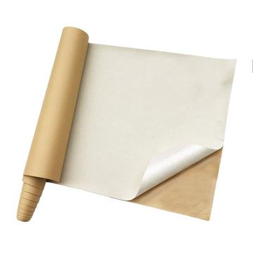 Self-Adhesive Velvet, Flocked Fabric, 17.7′′×100′′ (Beige White)