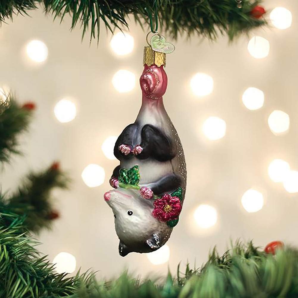 Ornaments Blossom Opossum Glass Blown Ornaments
