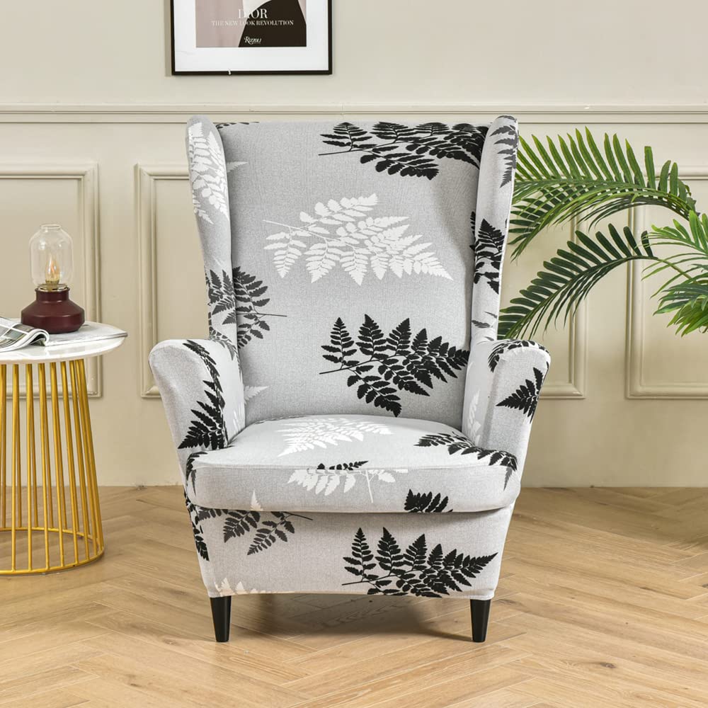 Wing Chair slipcovers for armchairs Printed wingback Armchair Covers Wing Chair Covers 2 Piece Wing Back Armchair