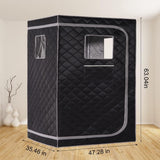 Smartmak Full Size Steam Sauna Tent, Portable Whole Body Home Spa Room, 1 or Two Person Large Space