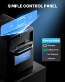 Nugget Ice Maker Countertop, Crushed Ice Maker & Pebble Ice Machine Produces 44lbs/24h with Front Pull-Out Water Tank
