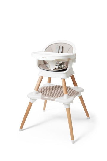 5-in-1 High Chair - Booster - Floor Seat - Toddler Table & Chair | 6 months to 6 years, 3-position tray with cover