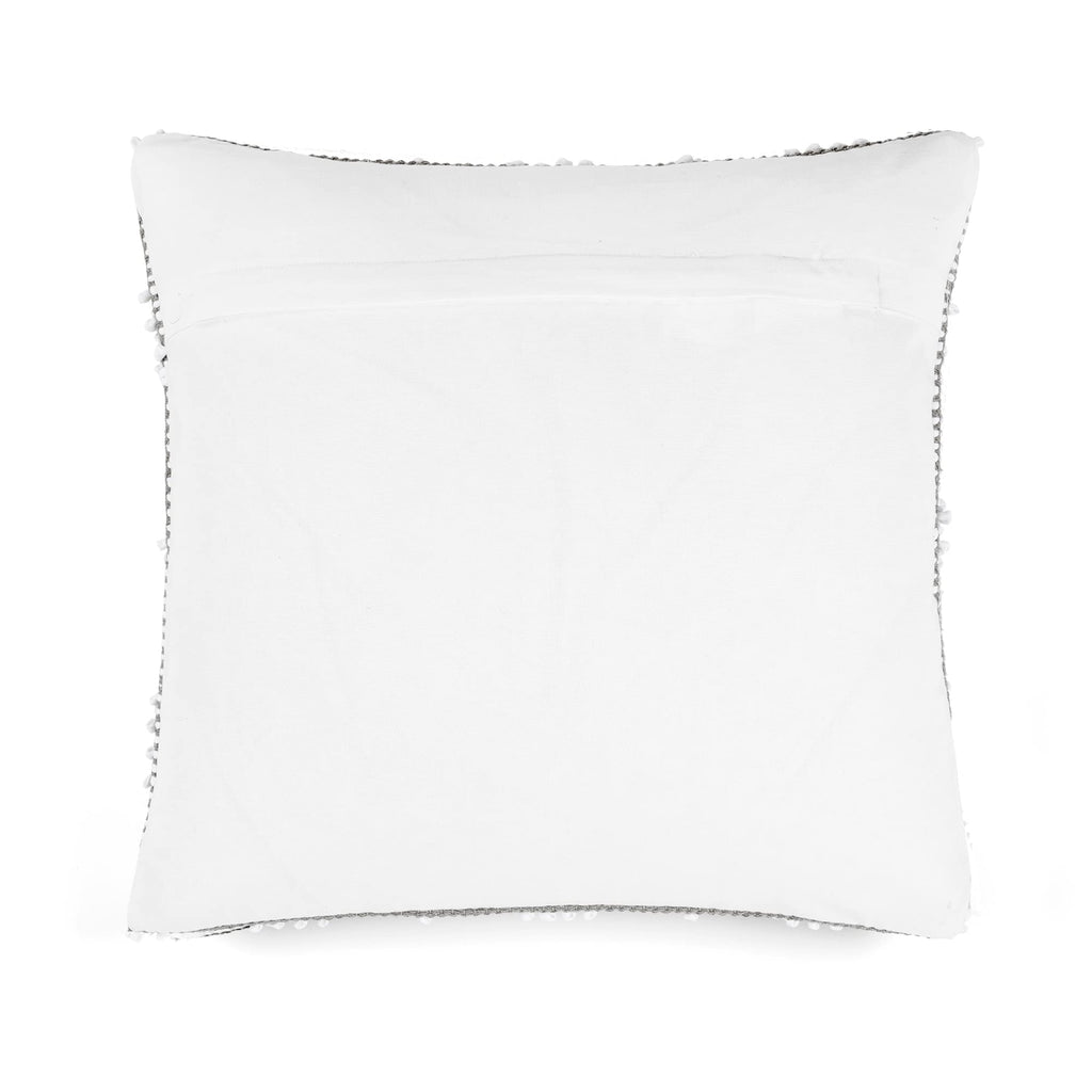 Adelyn Decorative Throw Pillow Cover, 20" W x 20" L, Light Gray - Square Pillow - Gray Diamond Pillow - Textured