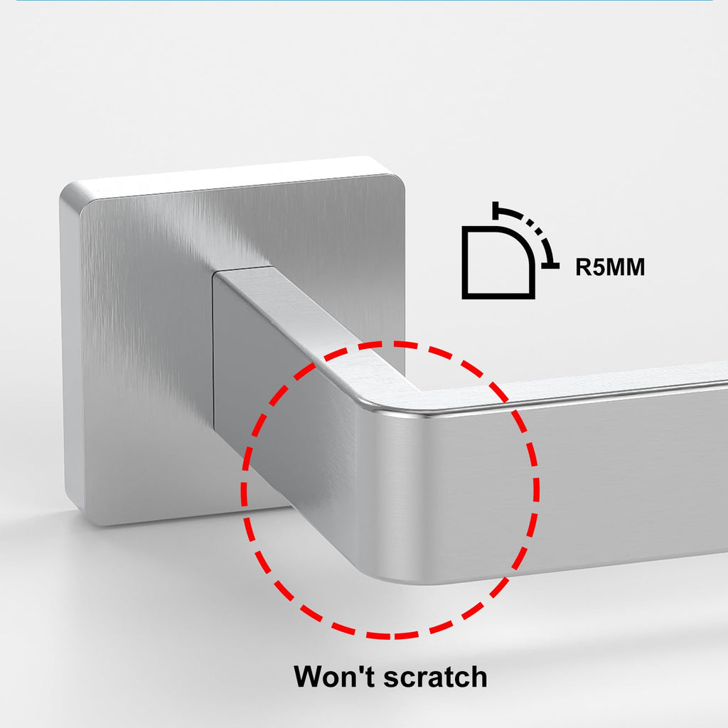 Toilet Paper Holder Collision Avoidance Towel Racks Thickened Material 304 Stainless Steel Towel Rack 10-Piece Towel