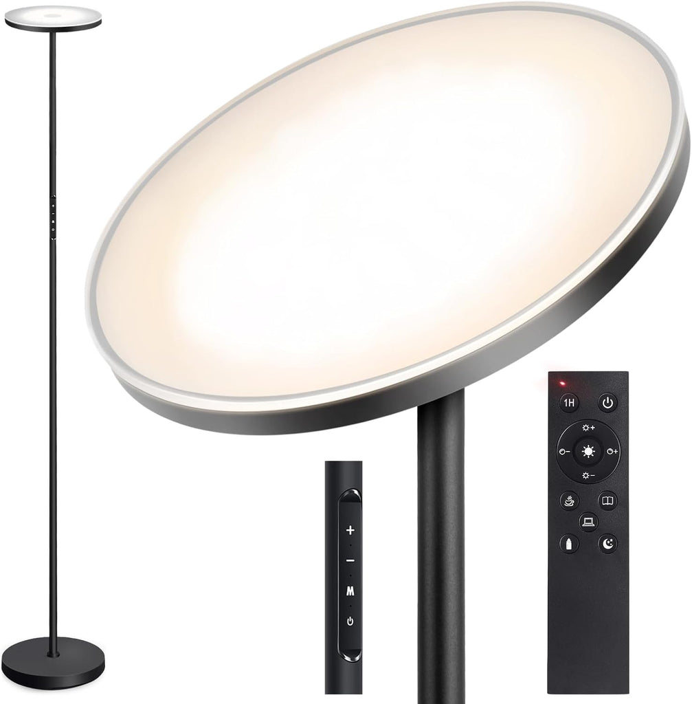 Floor Lamp, 30W/3000LM LED Modern Torchiere Sky Lamp