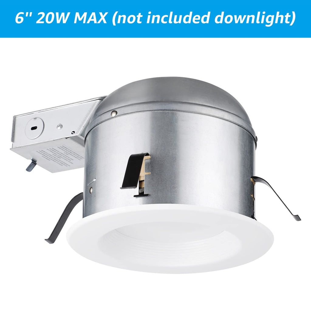 6 Inch Shallow Remodel Recessed Lighting Housing