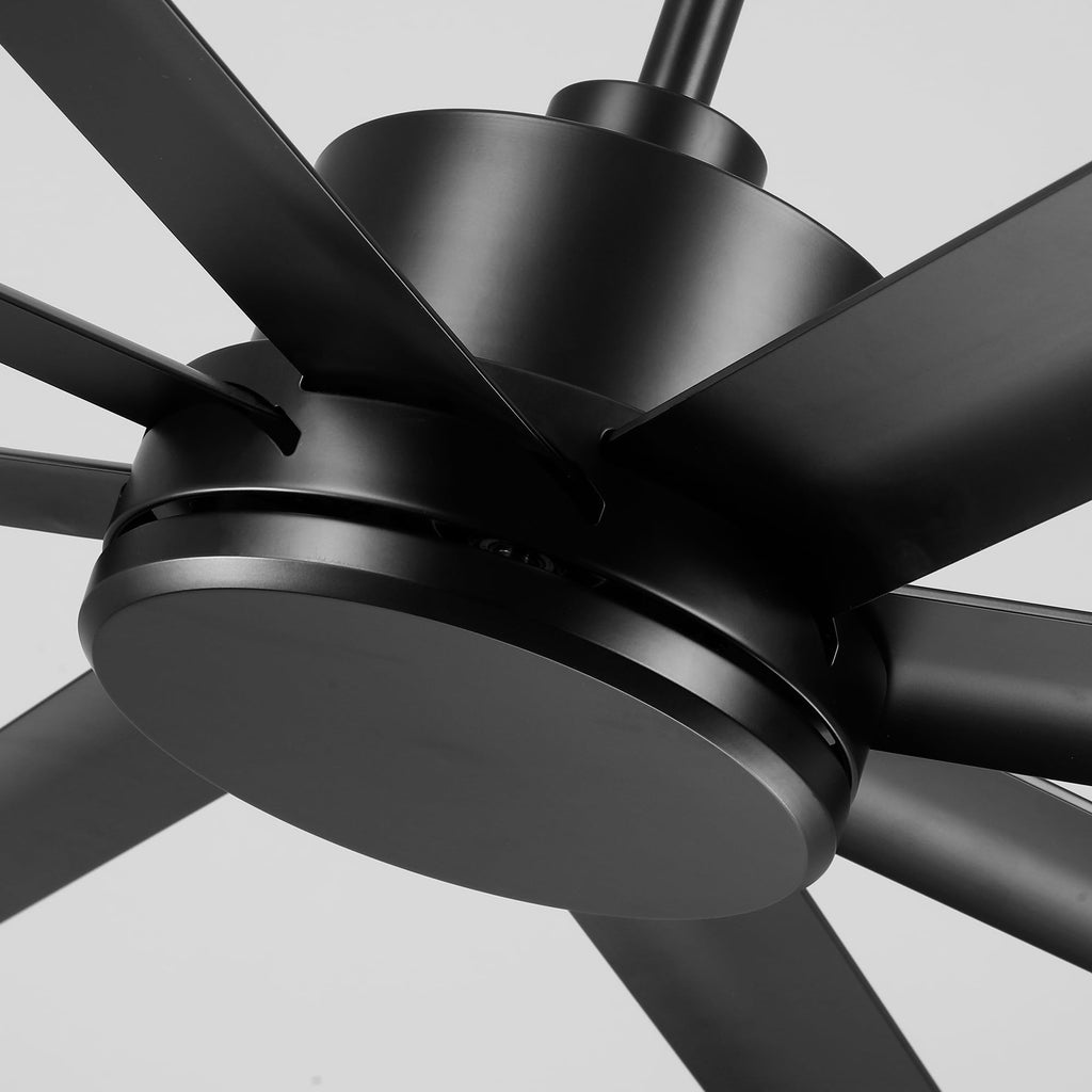 84 Inch Industrial Ceiling Fans No Lights, Large HVLS Ceiling Fan, Remote