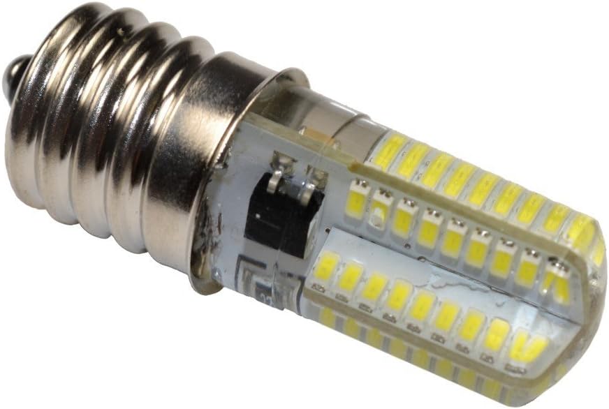 110V E17 Base Silicone Crystal Dimmable LED Bulbs Cool White Compatible with LG 6912W1Z004B Microwave Light
