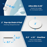 51" Stone Resin Freestanding Bathtub, Matte White Stone Resin Soaking Tub, Oval Shape Solid Surface Freestanding Tubs