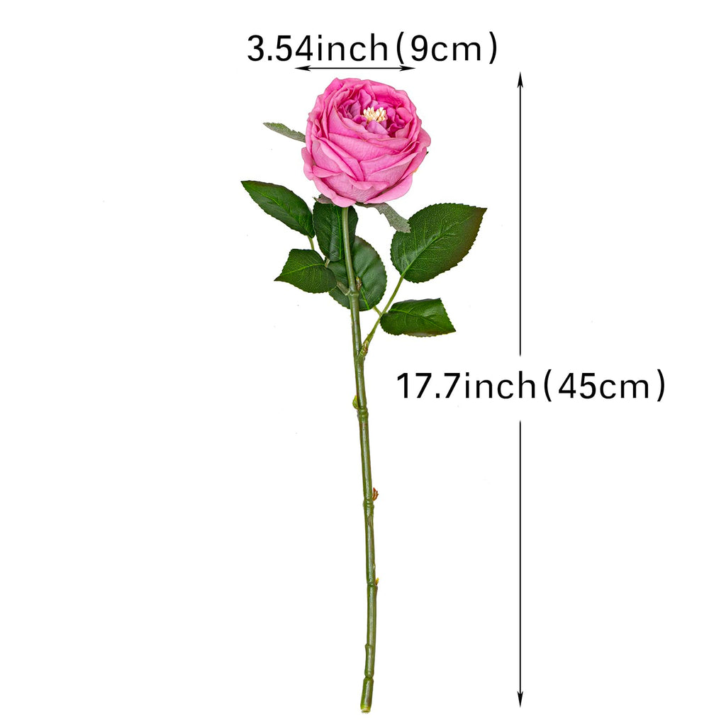 Fake Flowers for Decoration Home Decor Artificial Flowers Austin Rose Peony Latex Fake Flower Living Room Decoration