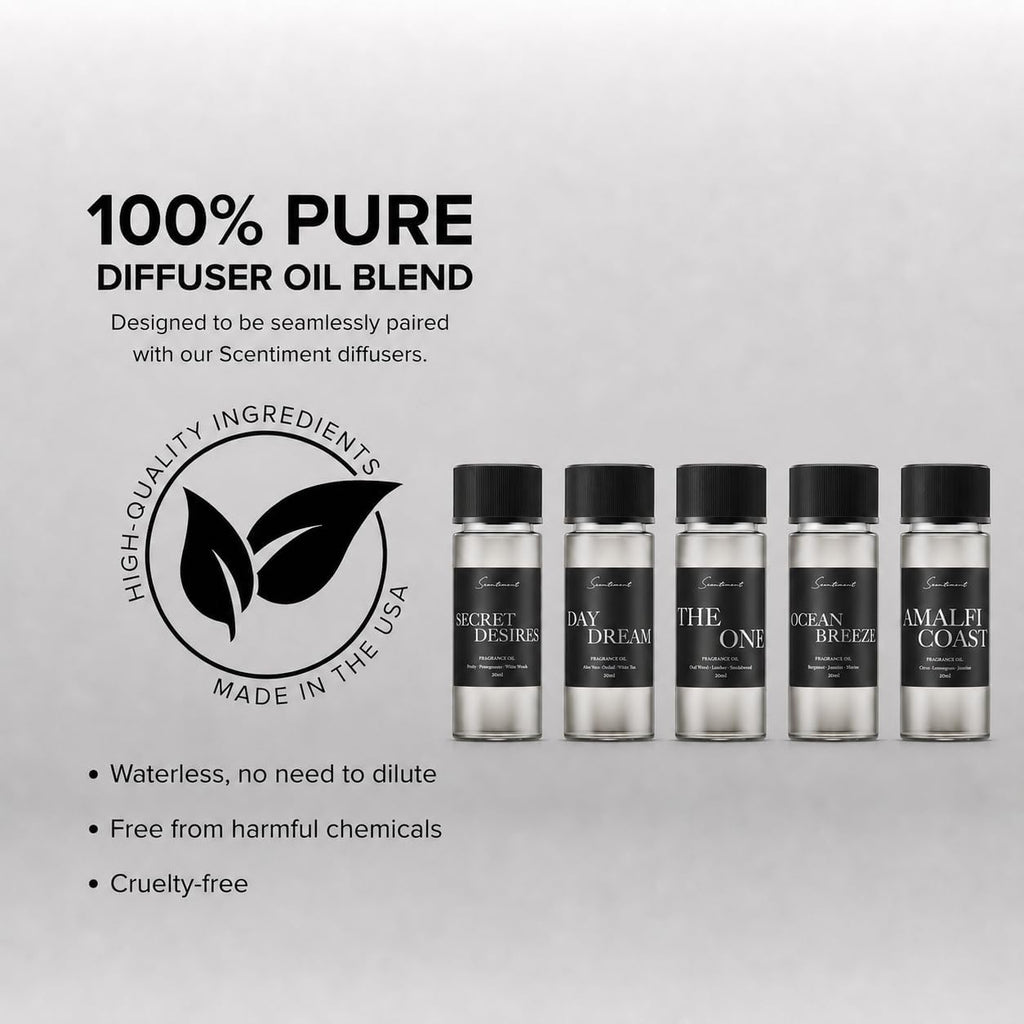 Luxury Hotel Scents - 5 Diffuser Oil Set - 5 x 0.68 fl oz(20 mL) - Set of 5