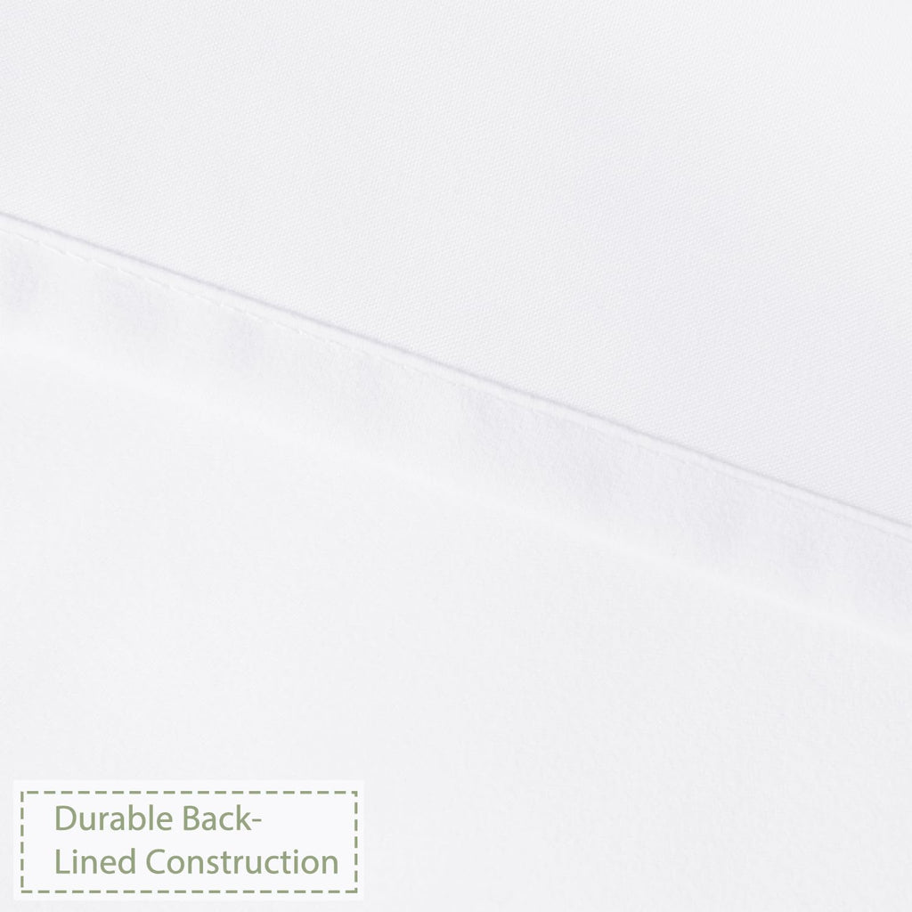 Farmhouse Ruffle, White, 72 x 72 in