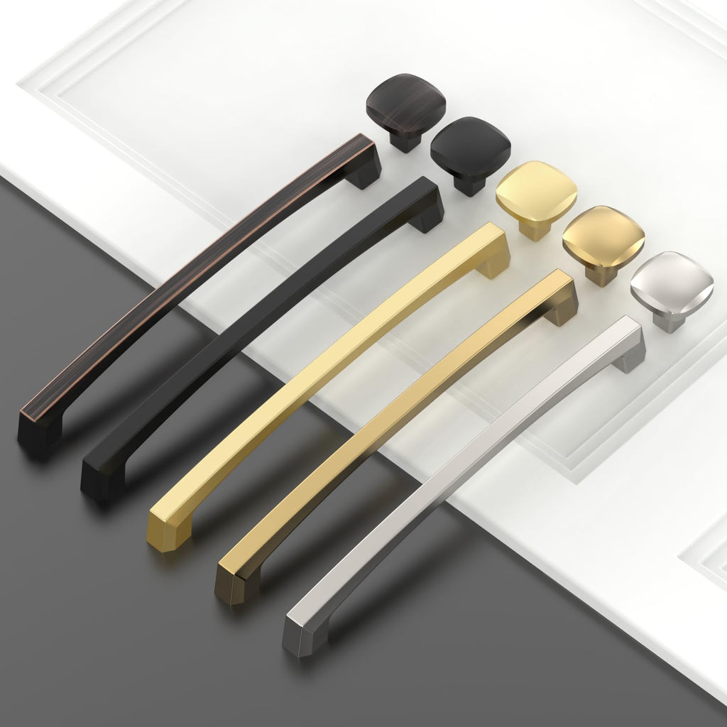 10 Pack 7.5 inch Matte Black Kitchen Cabinet Handles