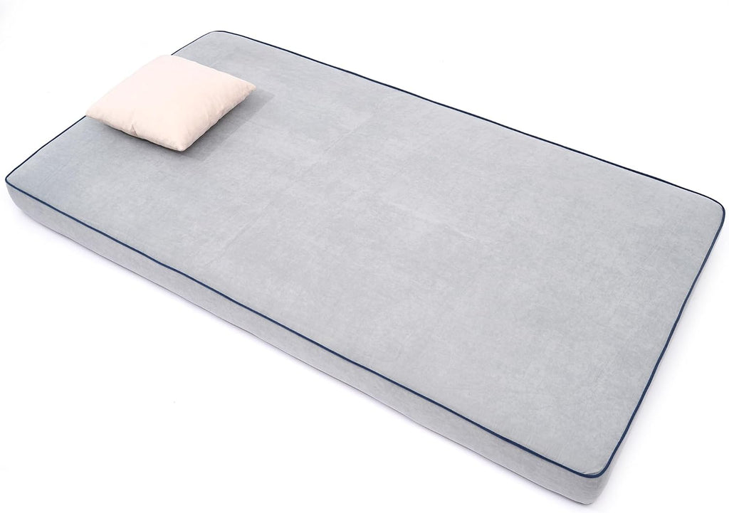 Outdoor Twin Daybed Cushion Set, Patio Porch Swing Bed Mattress - Soft Comfortable Replacement Cushions with Non-Slip