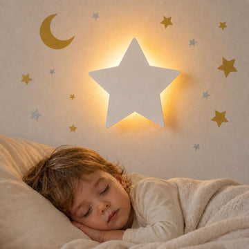 Star Night Light for Moon and Stars Decor - Toddler Night Light
