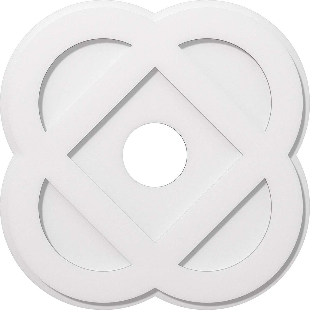 Charlotte Architectural Grade PVC Contemporary Urethane Ceiling Medallions 24"OD x 5"ID x 9 1/2"C x 
