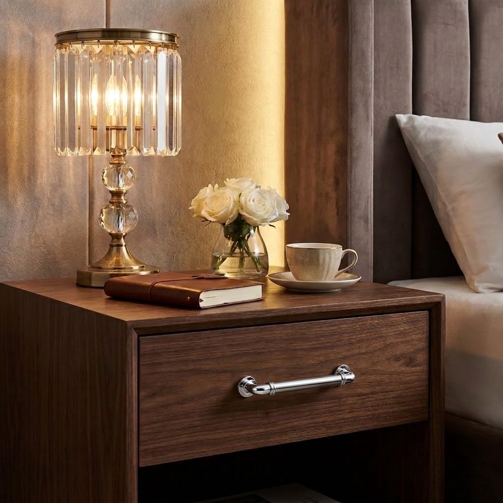 5 Pack 5 Inch Solid Zinc Alloy Polished Nickel Cabinet Pulls