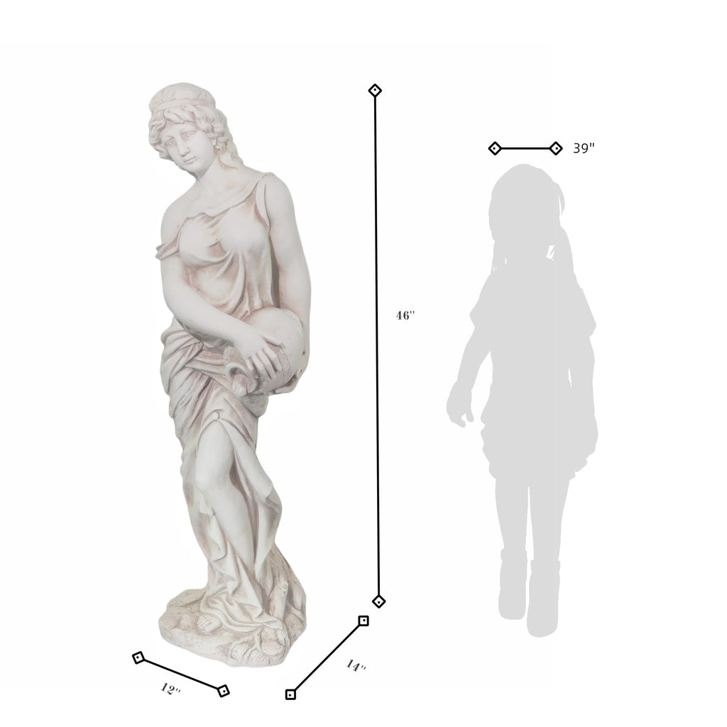 46'' High Large Greek Goddess Dione Statue Garden Sculpture