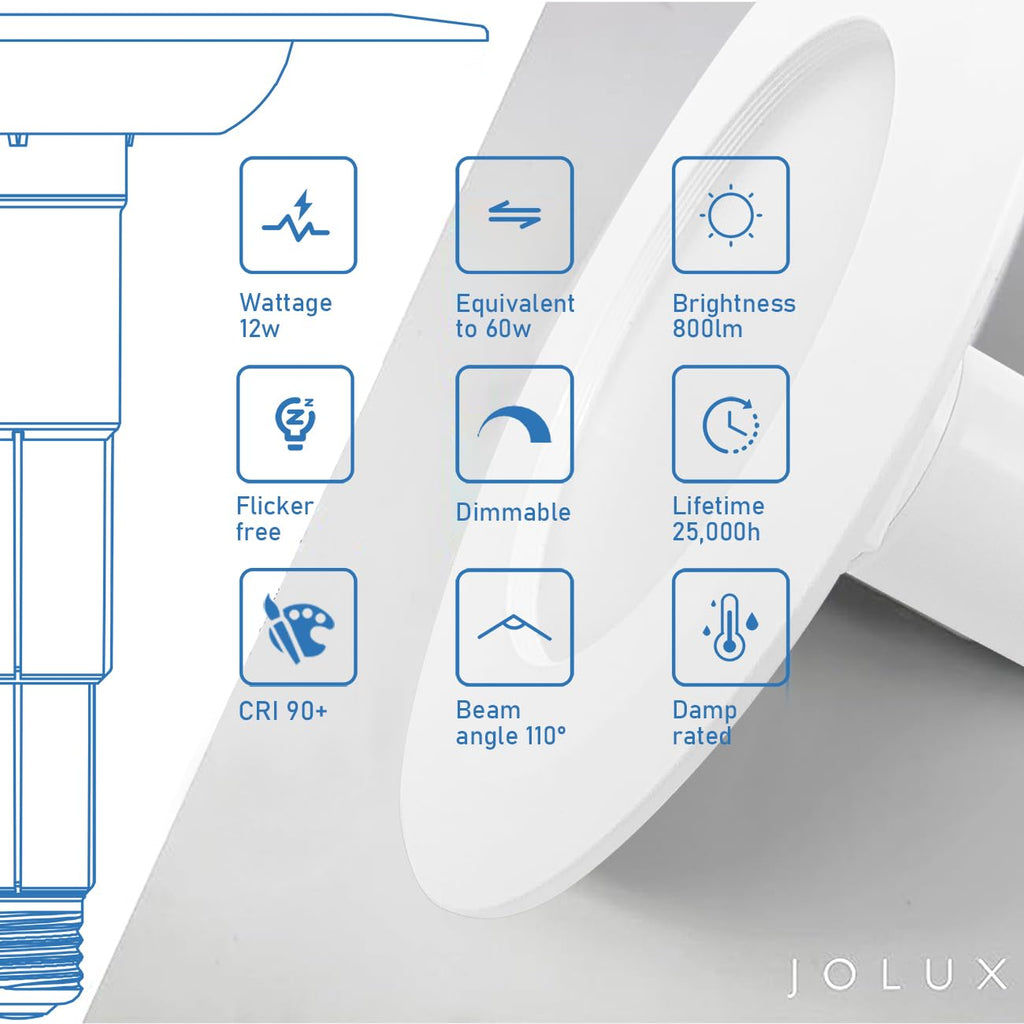 5/6 Inch Retrofit LED Recessed Lighting Can Lights