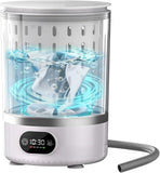 Portable Mini Washing Machine, Upgraded 3-in-1 3L Compact Washer with Spin Dry & Auto Drain,Small Travel Laundry